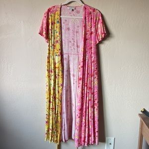 Never Fully Dressed Spliced Floral Zsa Zsa Wrap Dress